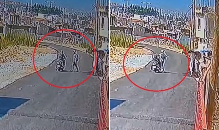 Motosikletiyle işe giderken yolu kesilip sopayla dövüldü: O anlar kameraya yansıdı – Son Dakika Türkiye Haberleri