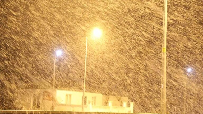 Aksaray’da kar yağışı tekrar başladı