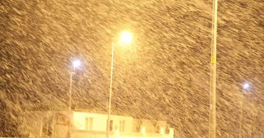 Aksaray’da kar yağışı tekrar başladı