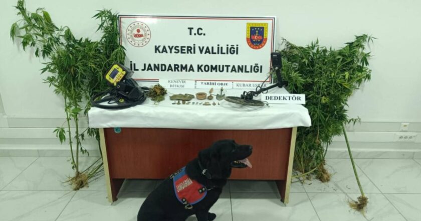 Kayseri’de tarihi eserleri olan 21 nesne ele geçirildi