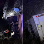 Madenci servisi uçurumdan düştü: 15 kişi yaralandı